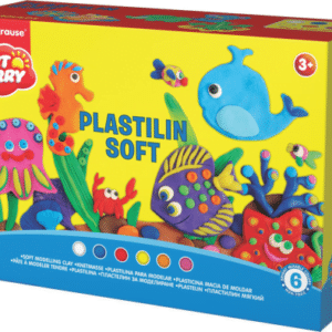 ERICHKRAUSE ARTBERRY MODELLING CLAY PLAY IN CLAY 6 COLORS 50gr WITH MOULDS 33306