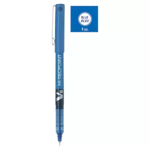 PILOT PEN V5 HI-TECPOINT 0.5MM BLUE BX-V5-L