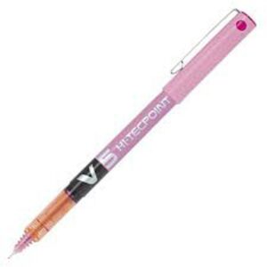 PILOT PEN V5 HI-TECHPOINT 0.5MM PINK BX-V5