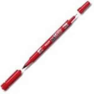 PILOT MARKER TWIN  EXTRA FINE RED SCA-TM