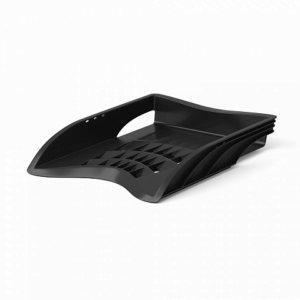 ERICHKRAUSE PLASTIC LETTER TRAY S-WING BLACK 46046