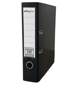 OFFICEPLUS BOXFILE A4 WIDE 8/32  BLACK