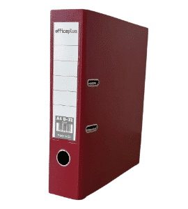 OFFICEPLUS BOXFILE A4 WIDE 8/32 MAROON
