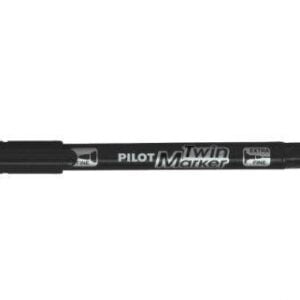 PILOT MARKER TWIN EXTRA FINE BLACK SCA-TM-B