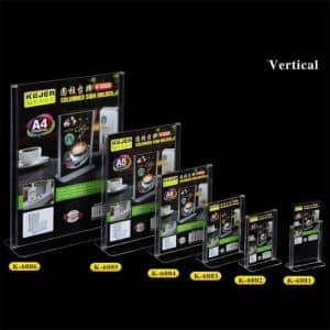 ACRYLIC STAND A6-KEJEA  T-SHAPE K-6004