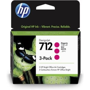 HP INK CARTRIDGE 712 MAGENTA 3PCK 29 ML 3ED78A