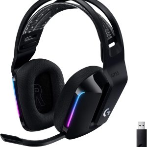 Logitech G733 LIGHTSPEED Gaming Wireless Headset for PC & PS5  Black 981-000864