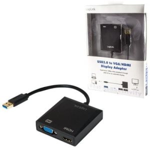 LOGILINK USB3.0 TO VGA/HDMI BLK UA0234