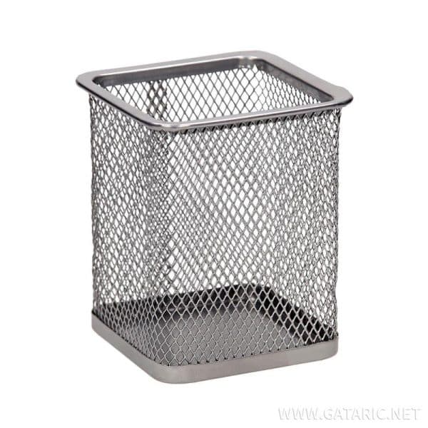 TTO METAL PEN HOLDER SQUARED 404848 SILVER