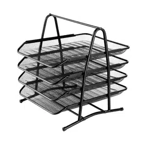 TELLENO 4-TIER TRAY BLACK H2004