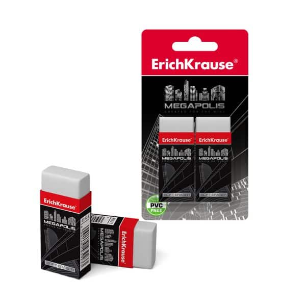 ERICHKRAUSE SET OF 2 ERASERS 'MEGAPOLIS' 43924