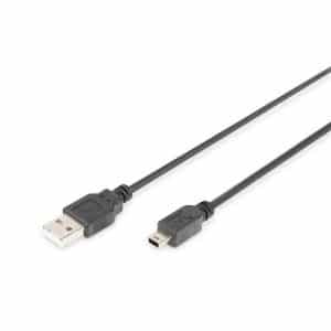 DIGITUS Cable Usb To Mini-Usb Type B 1M DB-300130-010-S