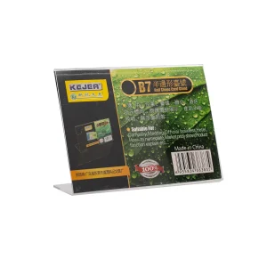 KEJEA ACRYLIC CARD STAND 90X60MM K-381