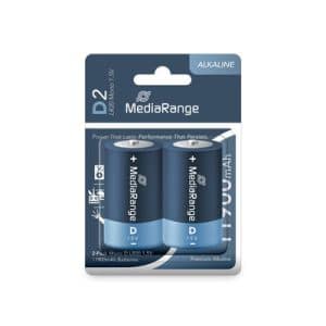 MEDIARANGE PREMIUM ALKALINE BATTERIES ULTRA D LR20 2-BLISTER