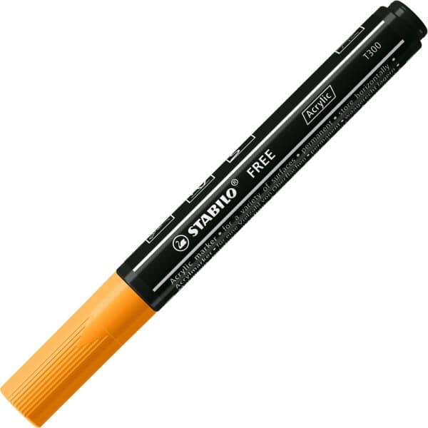 STABILO MARKER FREE ACRYLIC T300 ORANGE STG692/754