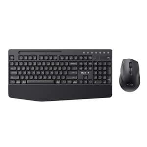 HAVIT WIRELESS BUSINESS UK KEYBOARD & MOUSE COMBO KB251WB BLACK+GREY