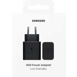 SAMSUNG ORIGINAL EU USB-C POWER ADAPTER 45W  EP-T4511NBEGEU BLACK