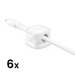 JOYROOM MAGNETIC CABLE ORGANISER (6 PCS) WHITE JR-ZS368