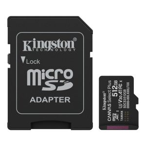 KINGSTON mSDXC Canvas Select Plus 512GB Memory Card + Adapter SDCS3/512GB