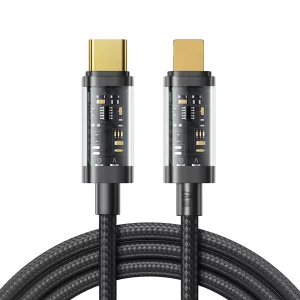 JOYROOM FAST CHARGING CABLE USB-C TO USB-C 100W  1.2M BLACK S-A12