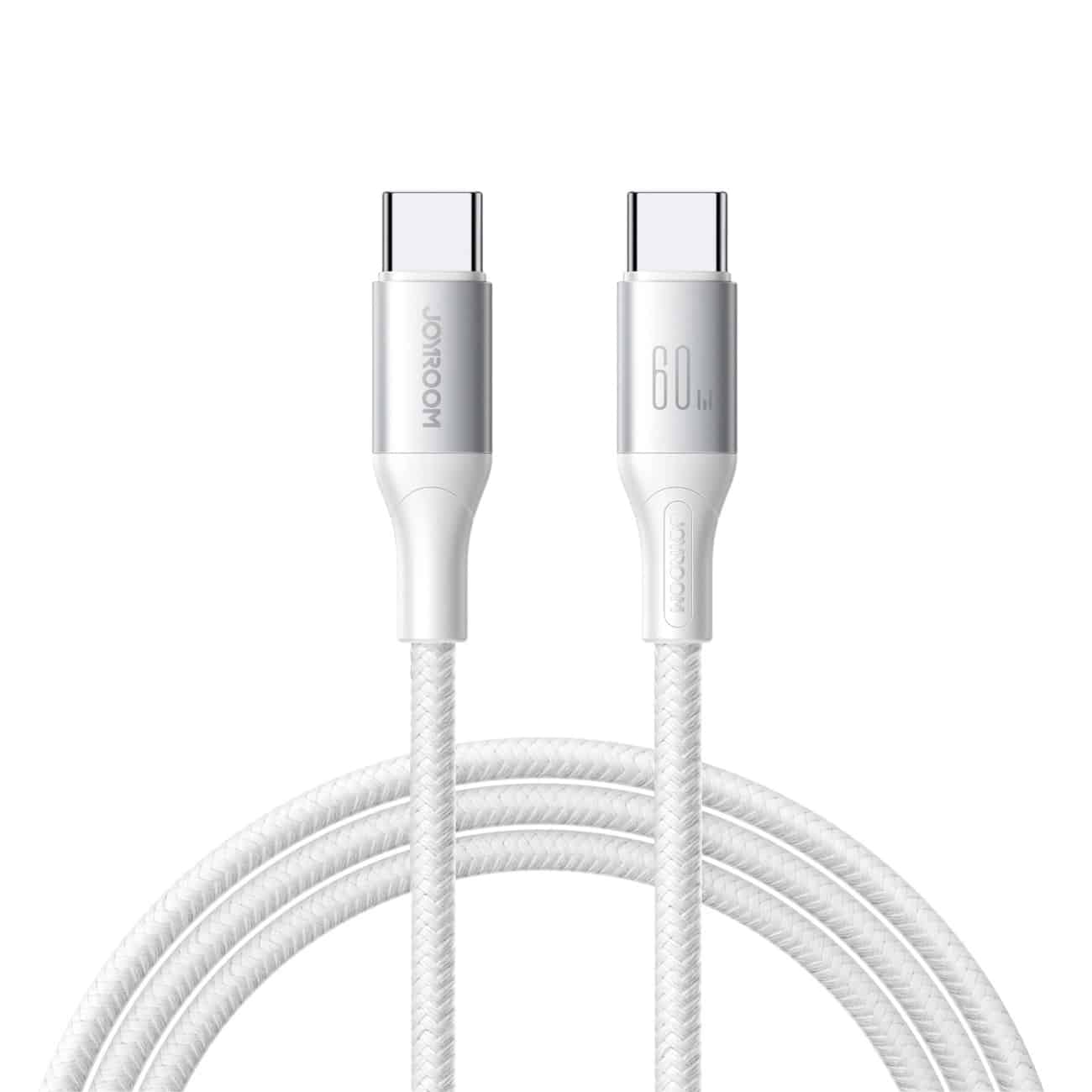 JOYROOM USB-C To USB-C Cable 2M FLASH SERIES WHITE 60W S-A28