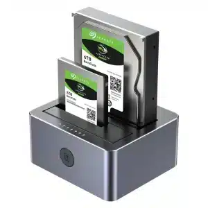 UNITEK HDK SATA 5G DUAL BAY HDD DOCKING STATION Y-3026 BLACK