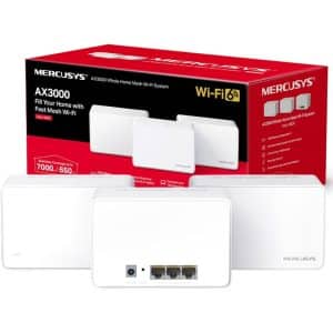 Mercusys H80X(3-pack) AX3000 Whole Home Mesh Wi-Fi 6 System Halo (HALO H80X(3-PACK)) (MERHALO H80X(3-PACK)