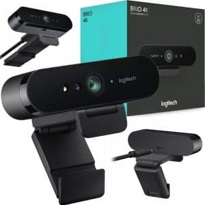 LOGITECH WEBCAM BRIO 4K BLACK MS HELLO (960-001746)