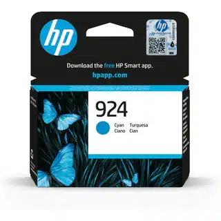 HP INK CARTRIDGE 924 CYAN 4K0U3NE