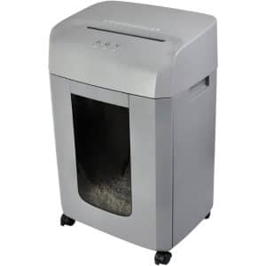 MONOLITH MICRO-CUT HIGH SECURITY P5 PAPER SHREDDER WITH 23L BIN C185 GREY
