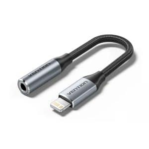 VENTION Lightning Male to 3.5MM Earphone Jack Braided Adapter cable  (BMBHA)
