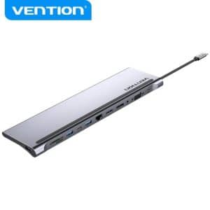 VENTION 12 in 1  USB-C DOCKING STATION DP/HDMI/VGA/USB-C/USB x 4/RJ45/3,5MM  THSHC