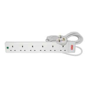 MERCURY 6-GANG/2M SURGE PROTECTED POWER EXTENTION 429.776UK