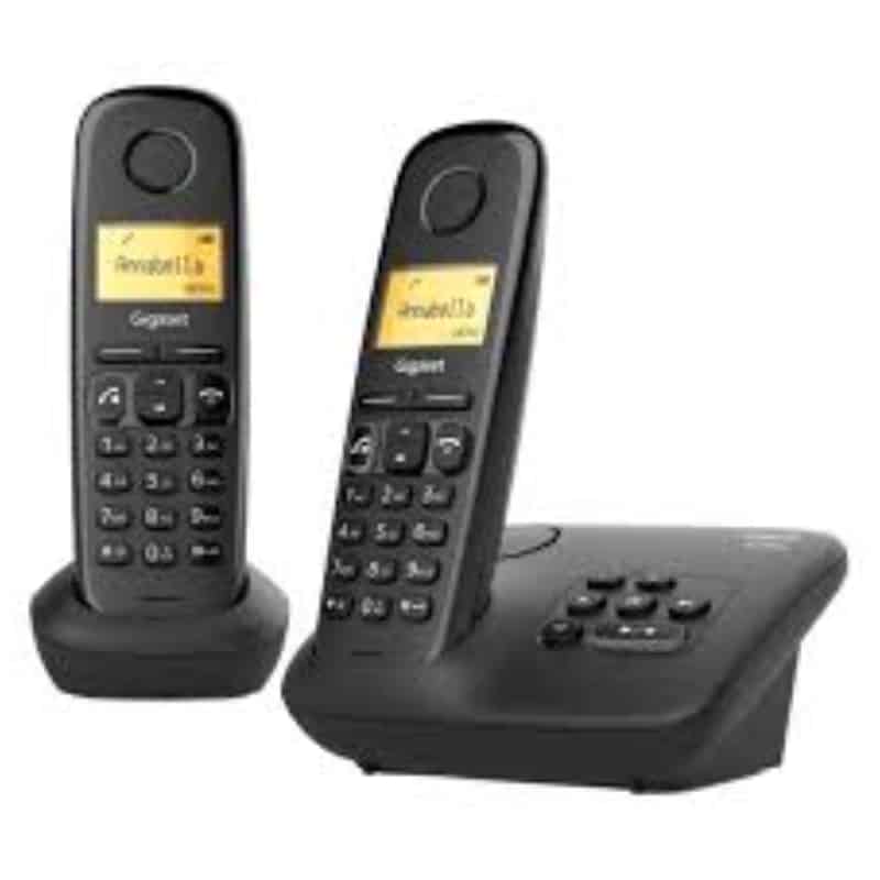 GIGASET TELEPHONE A270 BLACK (DOUBLE)