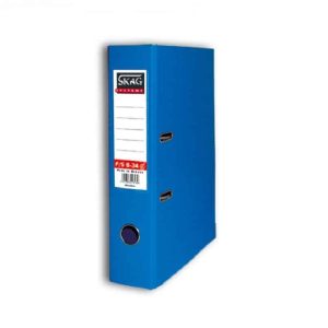 SKAG PREMIUM BOX FILE F/SC PVC 8CM WIDE BLUE 8/34