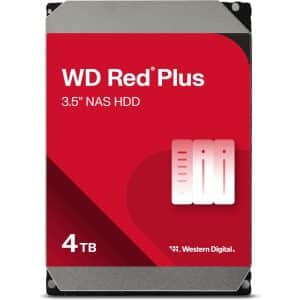 WESTERN DIGITAL HDD 4TB 3.5" SATA RED PLUS WD40EFZZ