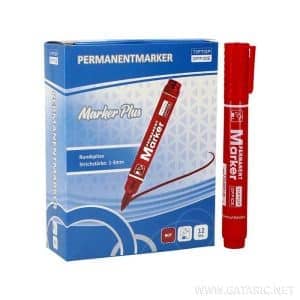 TTO PERMANENT MARKER PLUS RED 600118