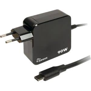 INTER-TECH POWER ADAPTER USB-C  90W PD-2090 BLACK (+ 4 TIPS)