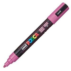 POSCA PAINT MARKER MEDIUM RASBERRY PC-5M