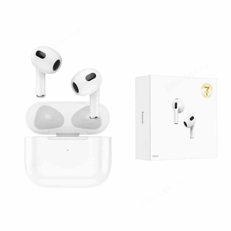 HOCO EW43 Singer True Wireless Bluetooth Earphones ANC+ENC noise reduction White