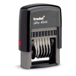 TRODAT PRINTY NUMBERING STAMP 4MM T-4846 6 DIGITS