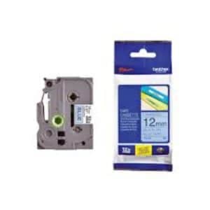 BROTHER TAPE 12MM BLACK ON BLUE TZ-531