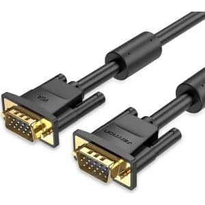VENTION VGA TO VGA CABLE Male to Male with Ferrite Cores 15M Black (DAEBN)