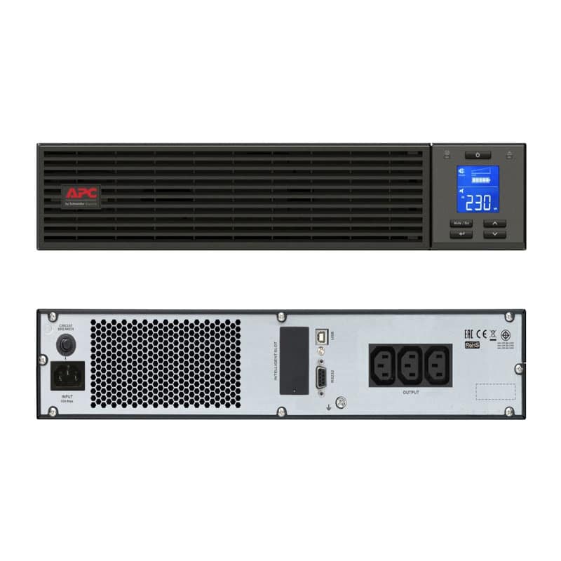 APC Easy On-line Ups 1000VA Rackmount 3 X Iec, 2 x12V9AH SRV1KRIRK-E