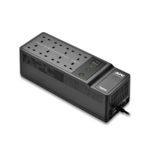 APC BACK-UPS LINE INTERRACTIVE 650VA 8 X UK SOCKETS + USB-A 12V7AH BATTERY BE650G2-UK