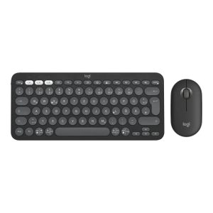 LOGITECH WIRELESS KEYBOARD & MOUSE PEBBLE 2 GRAPHITE 920-012239