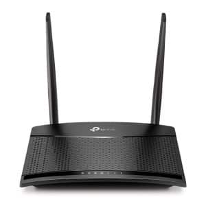 TP-Link 300Mbps 4G Router with SIM Card Slot 2.4GHz Black TL-MR100