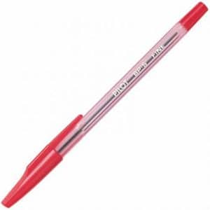 PILOT PEN BP-S MEDIUM RED
