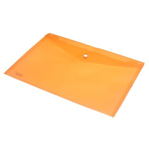 CLEAR BAG PVC A4 ORANGE SA4-OR