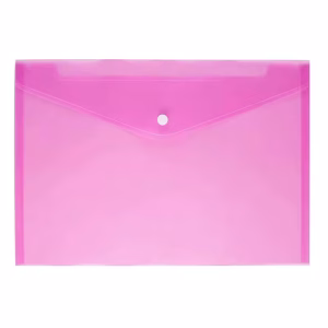 CLEAR BAG PVC A4 FUCHSIA SA4-FU